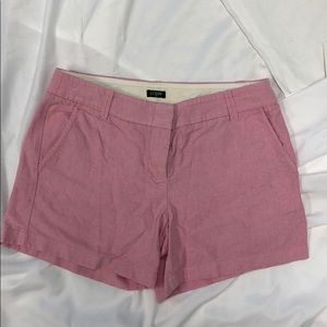 J Crew cityfit shorts pink size 6